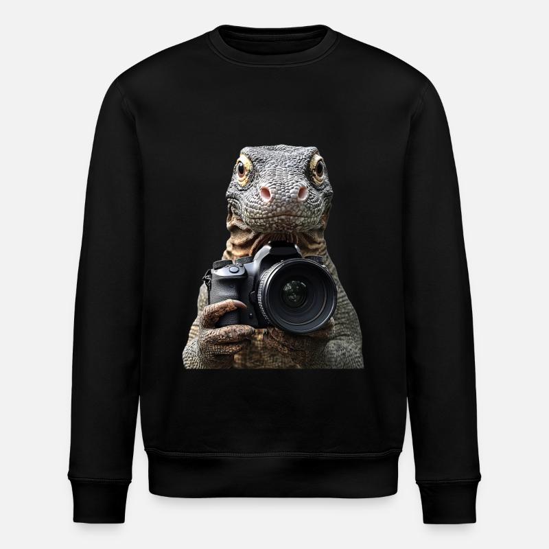 Komodowaran - Stanley/Stella Unisex Bio-Sweatshirt ROLLER - Schwarz