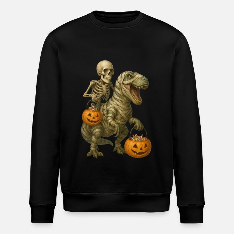 T-Rex - Stanley/Stella Unisex Bio-Sweatshirt ROLLER - Schwarz