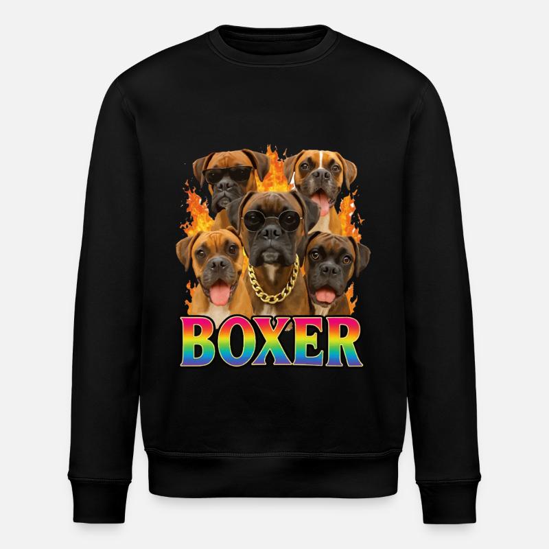 Boxer - Stanley/Stella Unisex Bio-Sweatshirt ROLLER - Schwarz