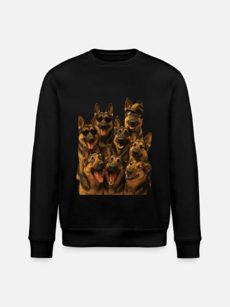 Deutscher Schäferhund - Stanley/Stella Unisex Bio-Sweatshirt ROLLER - Schwarz