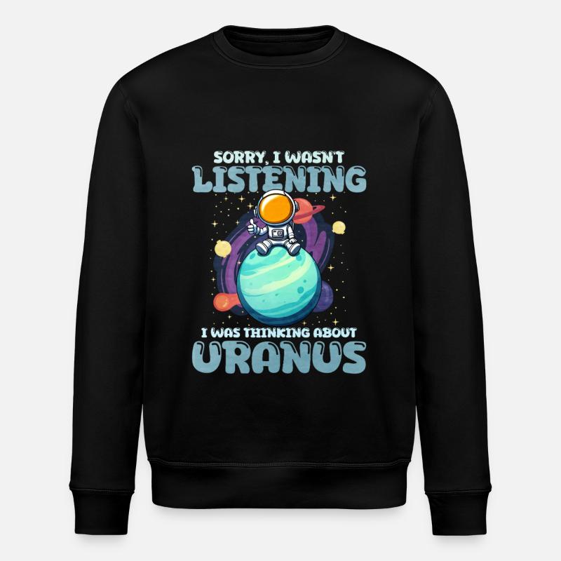Uranus - Stanley/Stella Unisex Bio-Sweatshirt ROLLER - Schwarz