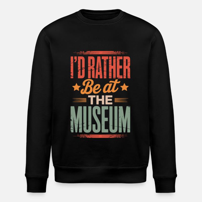 Museum - Stanley/Stella Unisex Bio-Sweatshirt ROLLER - Schwarz