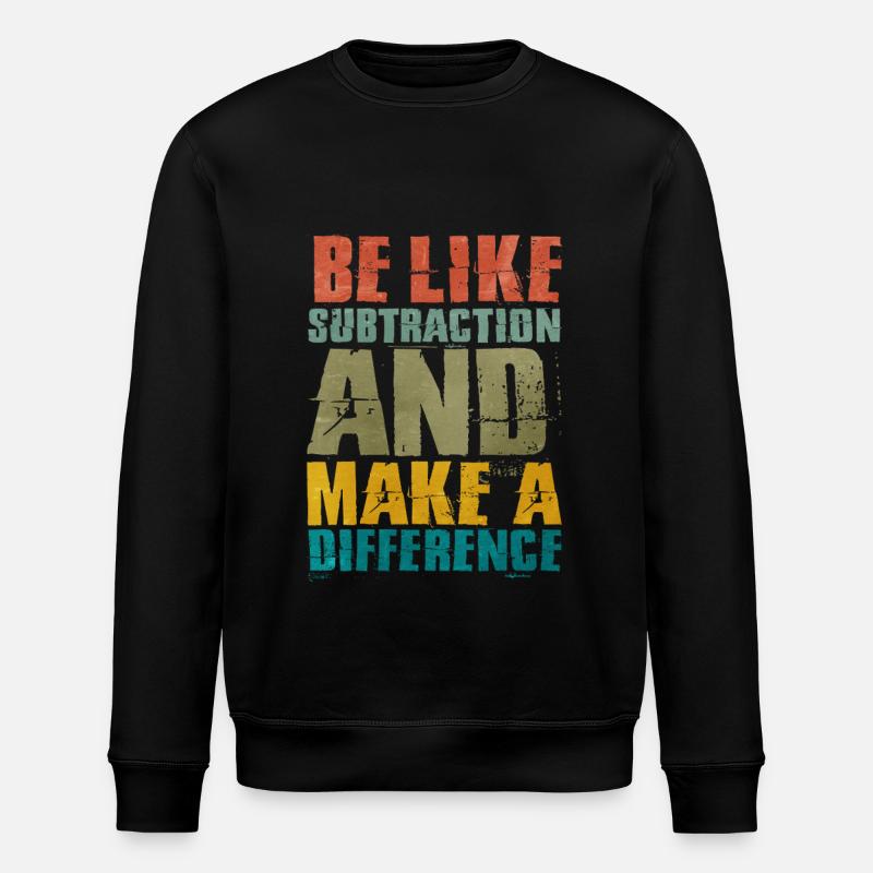 Math - Stanley/Stella ROLLER Unisex Organic Sweatshirt - black