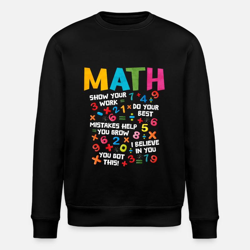 Mathe - Stanley/Stella Unisex Bio-Sweatshirt ROLLER - Schwarz