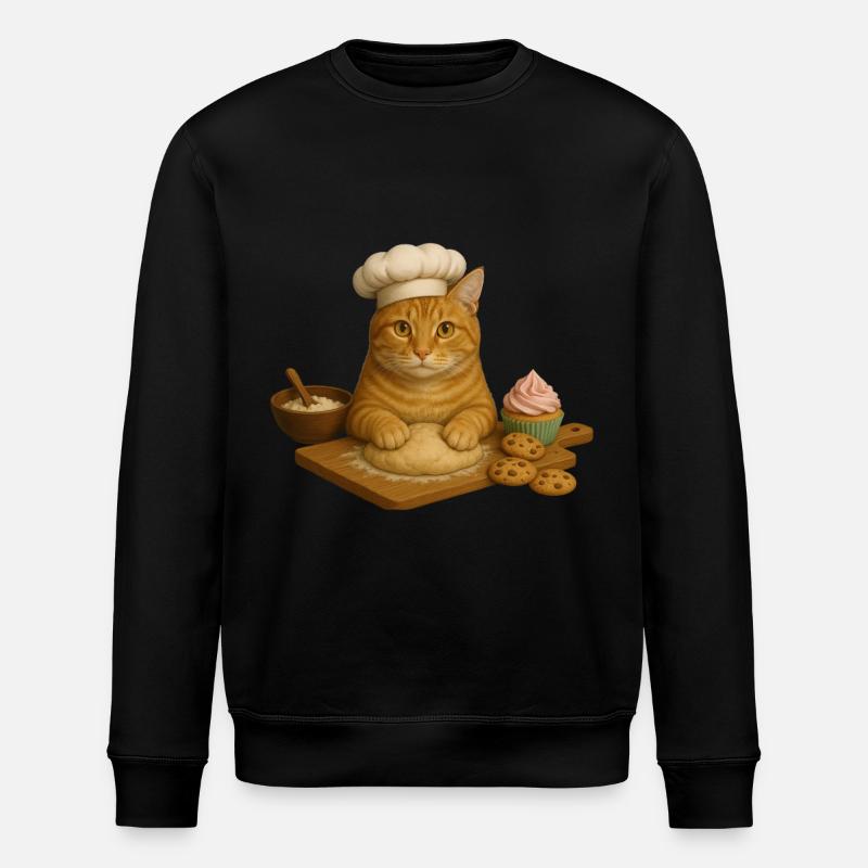 Cuisson pour chats - Sweat bio ROLLER Stanley/Stella Unisexe - noir