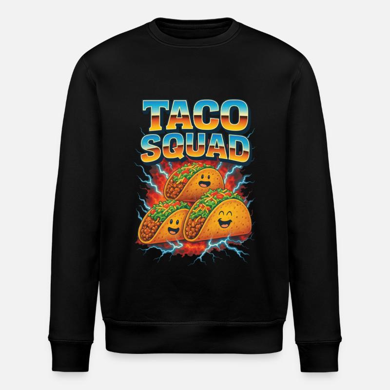 Tacos - Sweat bio ROLLER Stanley/Stella Unisexe - noir