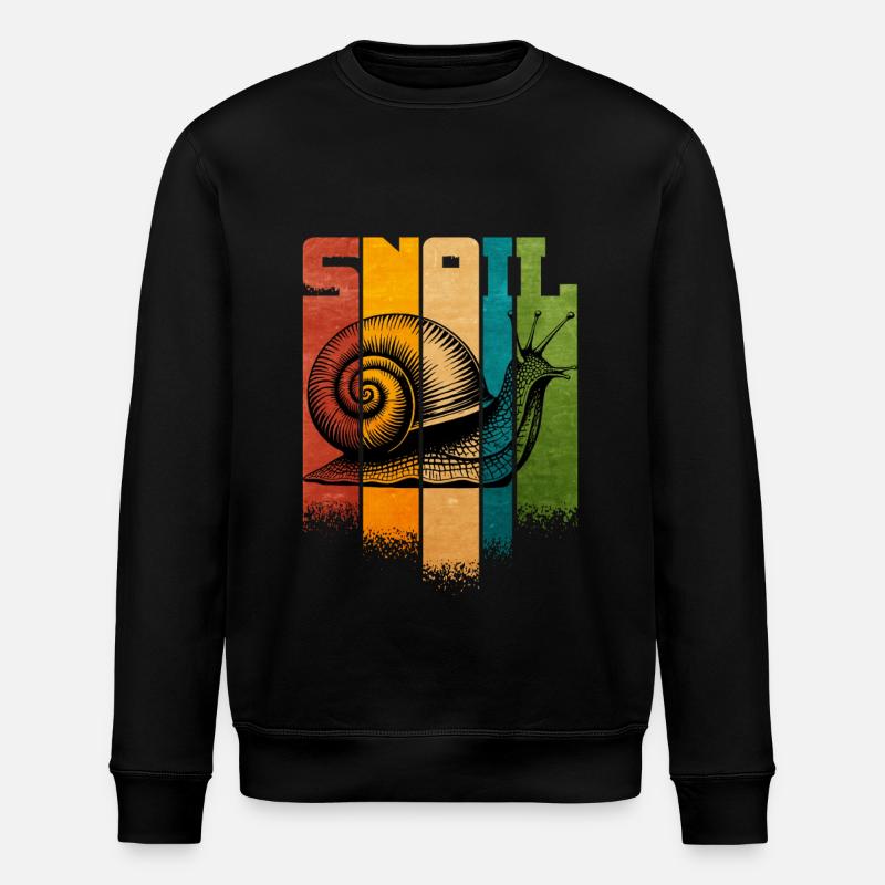 Escargot - Sweat bio ROLLER Stanley/Stella Unisexe - noir