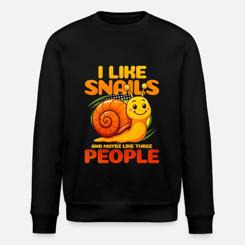 Escargot - Sweat bio ROLLER Stanley/Stella Unisexe - noir