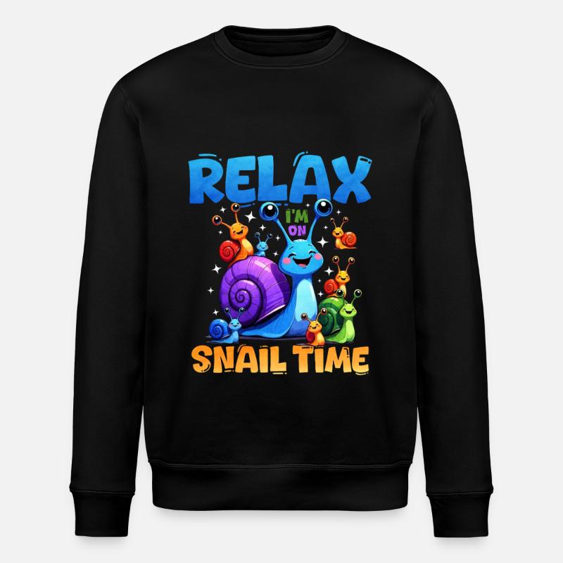 Escargot - Sweat bio ROLLER Stanley/Stella Unisexe - noir