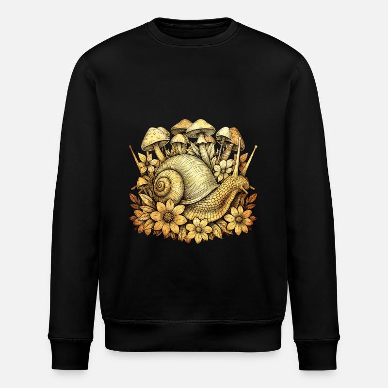 Schnecke - Stanley/Stella Unisex Bio-Sweatshirt ROLLER - Schwarz