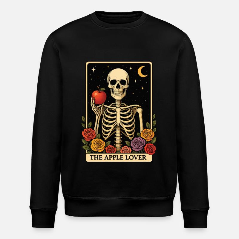 Tarot à la pomme - Sweat bio ROLLER Stanley/Stella Unisexe - noir