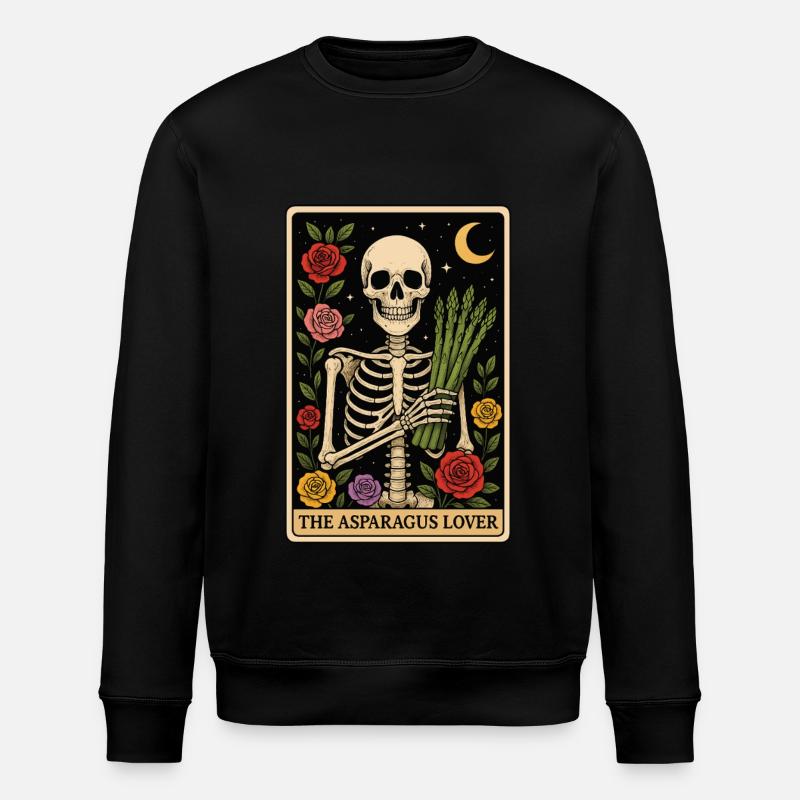 Tarot aux asperges - Sweat bio ROLLER Stanley/Stella Unisexe - noir