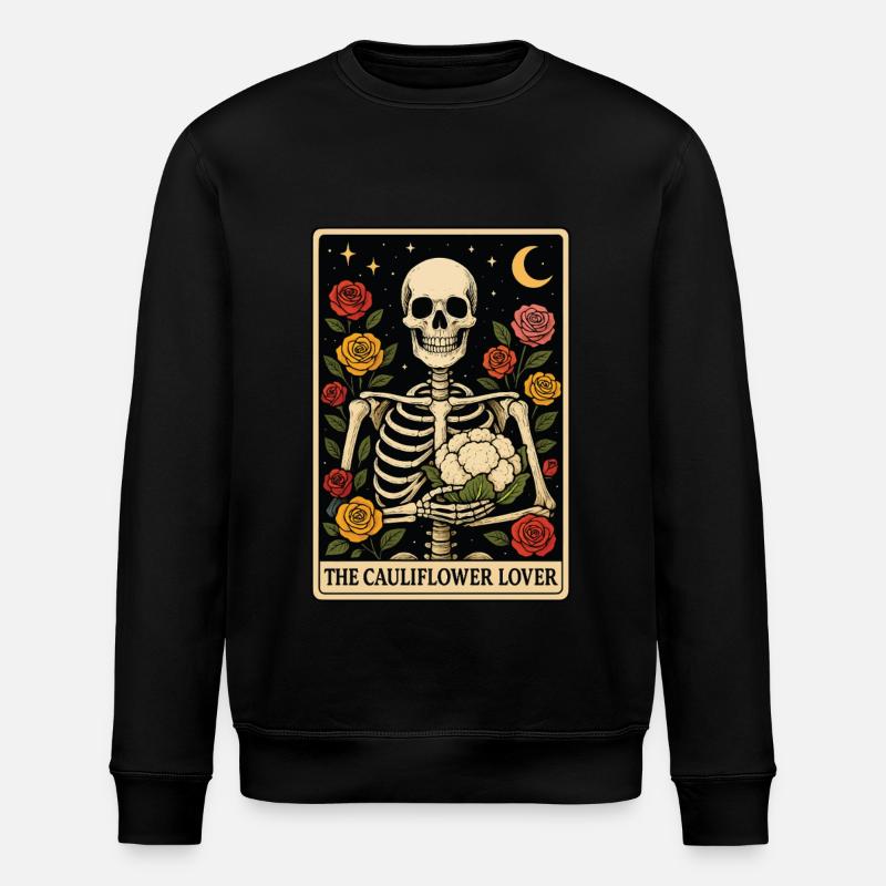 Blumenkohl Tarot - Stanley/Stella Unisex Bio-Sweatshirt ROLLER - Schwarz