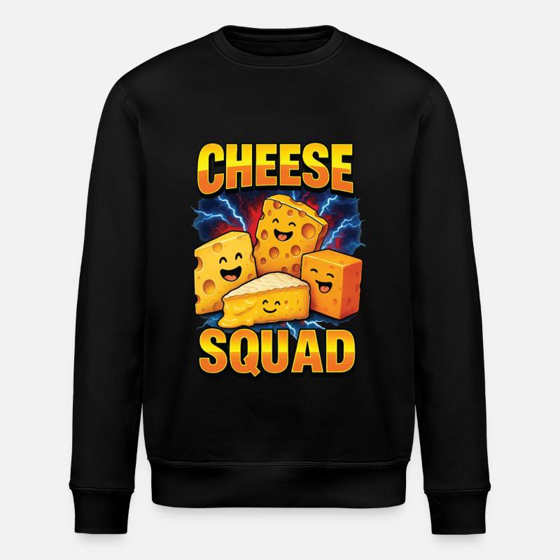 Käse - Stanley/Stella Unisex Bio-Sweatshirt ROLLER - Schwarz