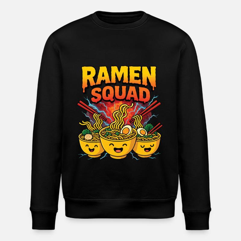 Ramen (ramen) - Ekologiczna bluza typu unisex Stanley/Stella ROLLER - czarny