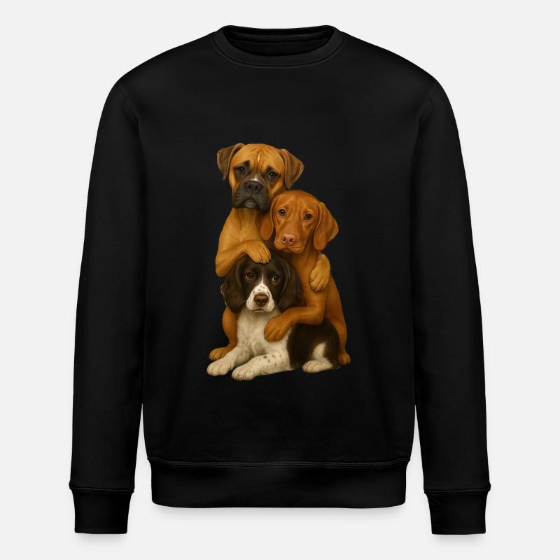 Chien Chiens Chiens mignons - Sweat bio ROLLER Stanley/Stella Unisexe - noir