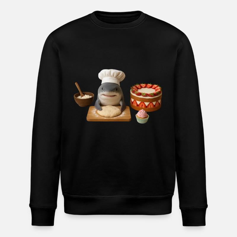 Shark Baking Cake Bread - Sweat bio ROLLER Stanley/Stella Unisexe - noir