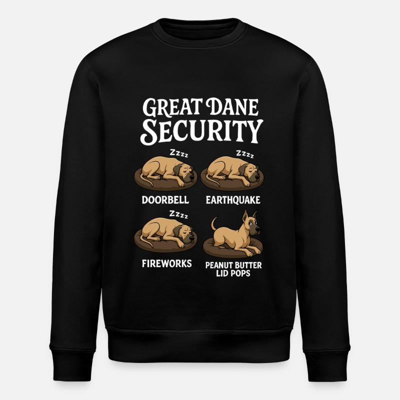 Deutsche Dogge - Stanley/Stella Unisex Bio-Sweatshirt ROLLER - Schwarz