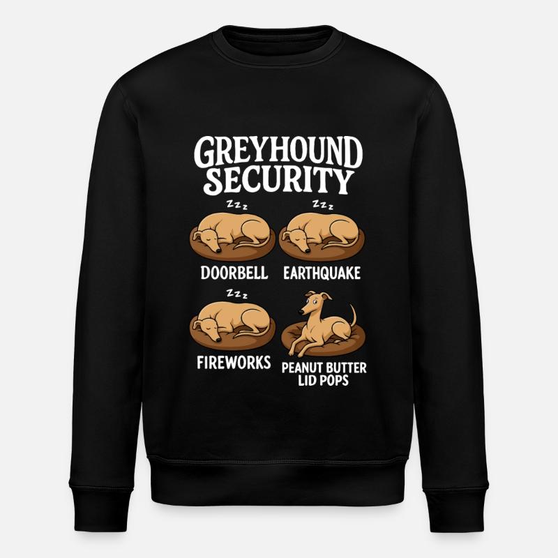 Lévrier Windhund - Sweat bio ROLLER Stanley/Stella Unisexe - noir