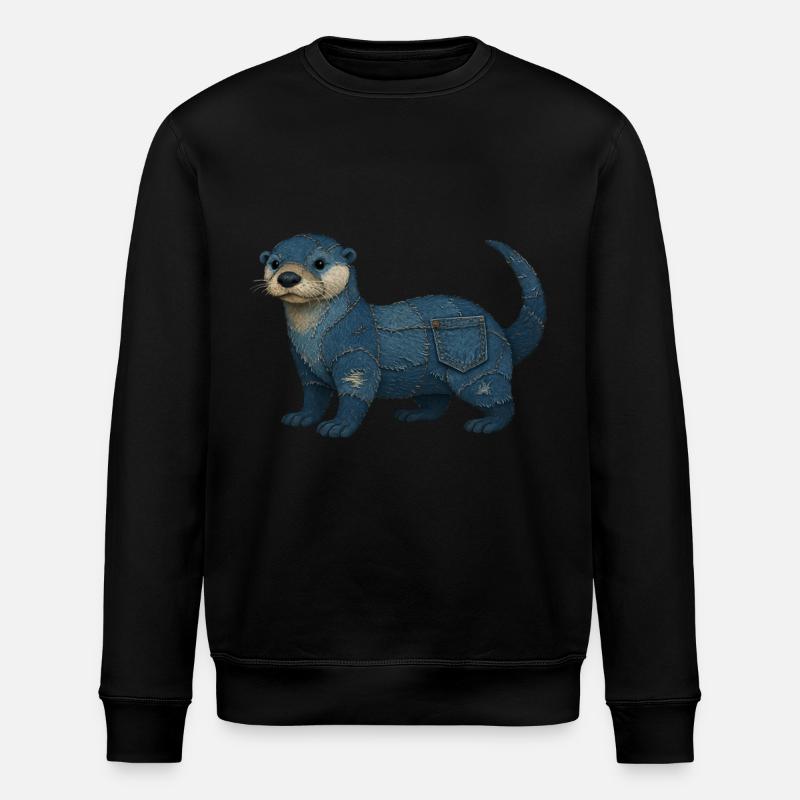 Otter Denim - Stanley/Stella Unisex Bio-Sweatshirt ROLLER - Schwarz