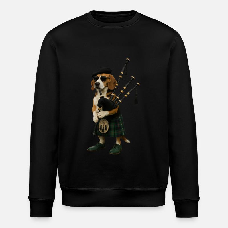Cornemuse Beagle - Sweat bio ROLLER Stanley/Stella Unisexe - noir