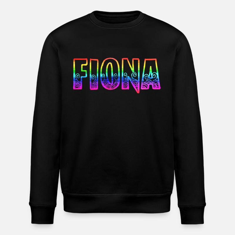 fiona rs arc-en-ciel - Sweat bio ROLLER Stanley/Stella Unisexe - noir