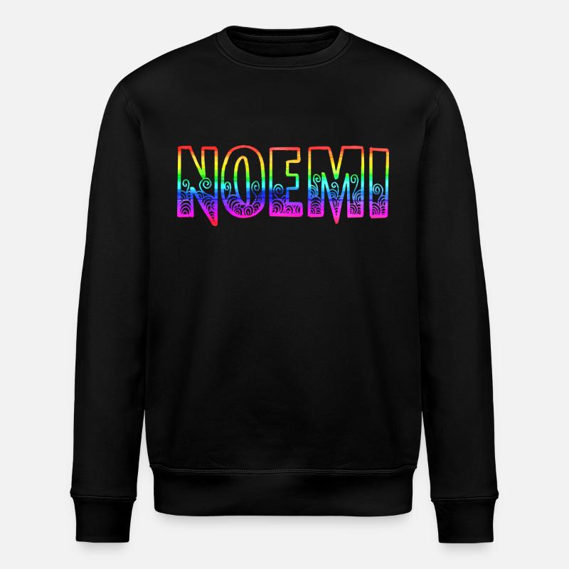 noemi rs rainbow - Stanley/Stella ROLLER Unisex Organic Sweatshirt - black
