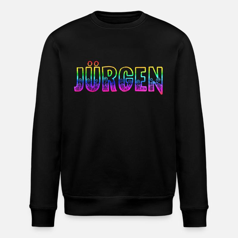 jürgen rs rainbow - Stanley/Stella ROLLER Unisex Organic Sweatshirt - black