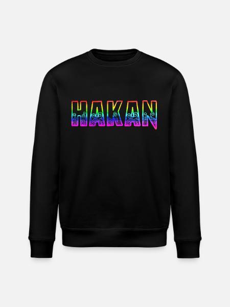 hakan rs rainbow - Stanley/Stella ROLLER Unisex Organic Sweatshirt - black