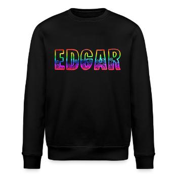 edgar rs arc-en-ciel - Sweat bio ROLLER Stanley/Stella Unisexe - noir - Devant - Nik (191cm)