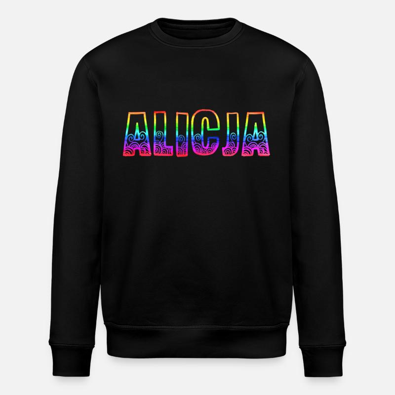 alicja rs arc-en-ciel - Sweat bio ROLLER Stanley/Stella Unisexe - noir
