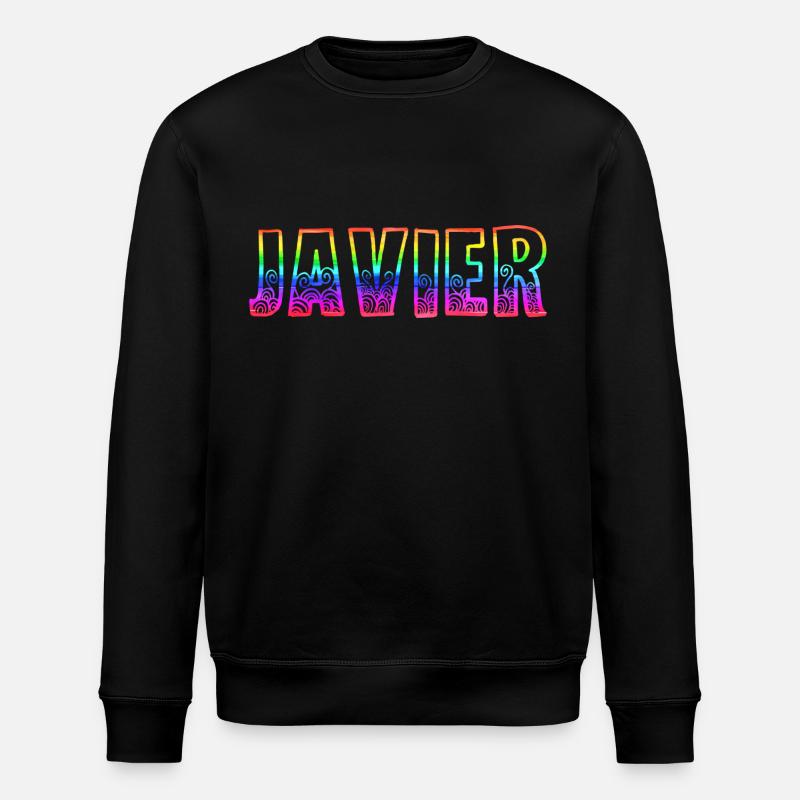 Javier RS Arc-en-ciel - Sweat bio ROLLER Stanley/Stella Unisexe - noir