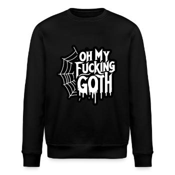 T-shirt à slogan gothique énervé - toile d’araignée audacieuse - Sweat bio ROLLER Stanley/Stella Unisexe - noir - Devant - Nik (191cm)