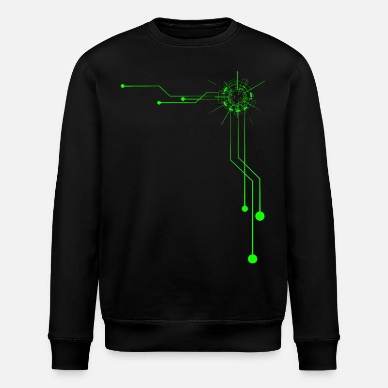 Visée futuriste - Sweat bio ROLLER Stanley/Stella Unisexe - noir