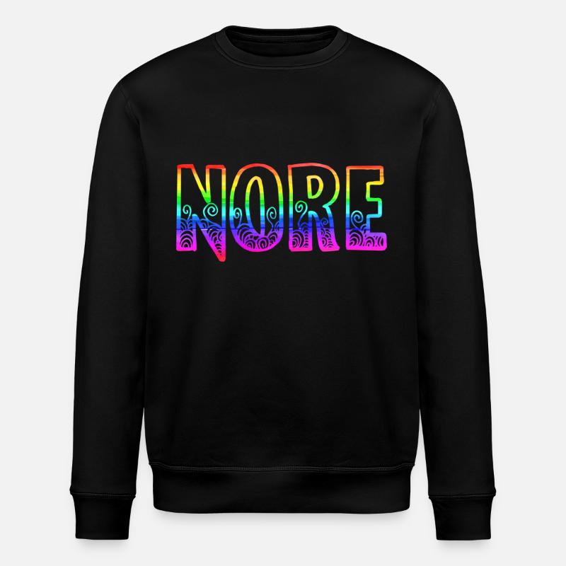 nore rs regenboren - Stanley/Stella ROLLER Unisex Organic Sweatshirt - black