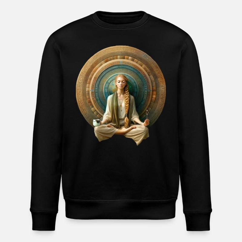 Mandala de l’harmonie zen - Sweat bio ROLLER Stanley/Stella Unisexe - noir