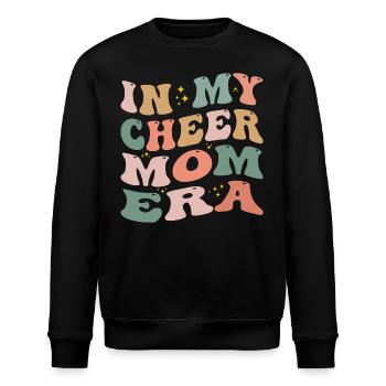 In meiner Cheer-Mom-Ära - Stanley/Stella Unisex Bio-Sweatshirt ROLLER - Schwarz - Vorne - Nik (191cm)