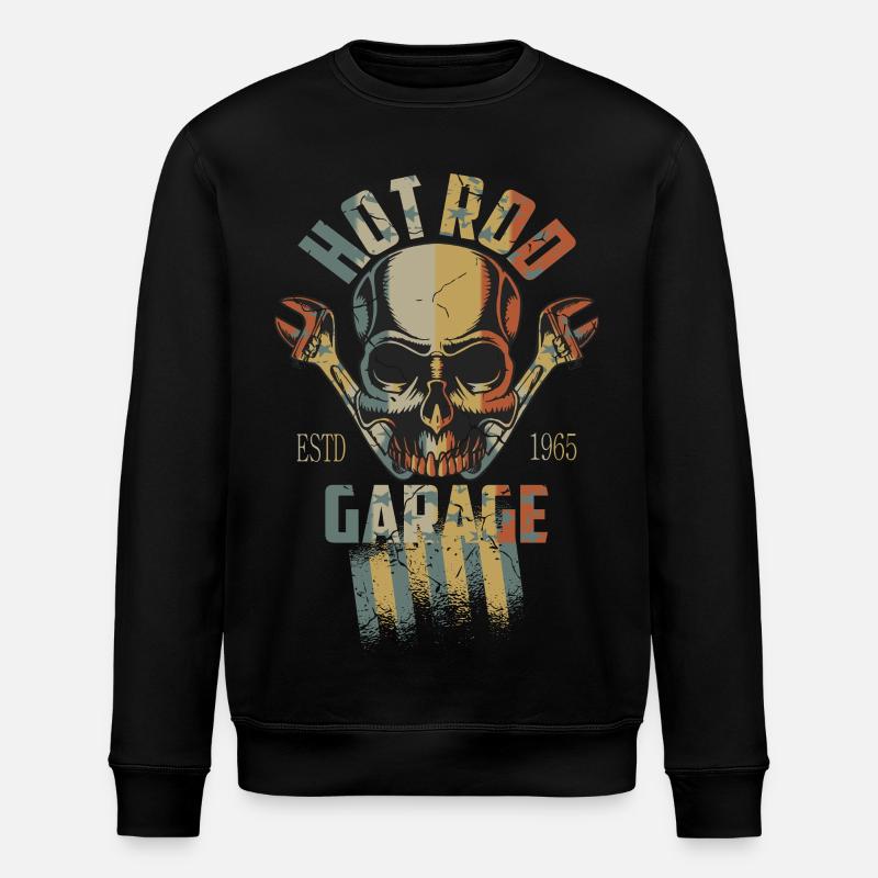 Hot Rod - Sweat bio ROLLER Stanley/Stella Unisexe - noir