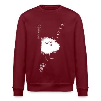 Woolly Beastie fully fed © Chyropterum Innoxius - Stanley/Stella ROLLER Unisex Organic Sweatshirt - burgundy - Front - Nik (191cm)