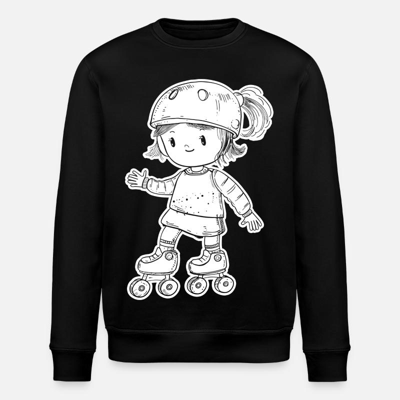 Patineur à roulettes - Sweat bio ROLLER Stanley/Stella Unisexe - noir