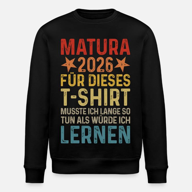 Maturité 2026 - Sweat bio ROLLER Stanley/Stella Unisexe - noir