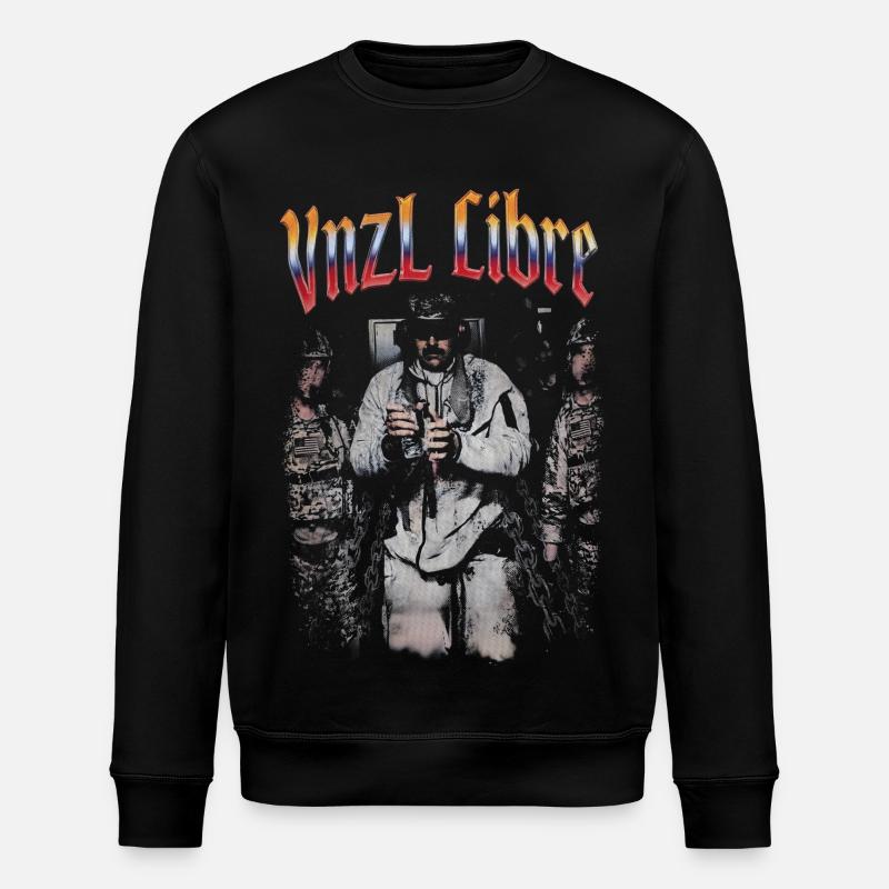 Freies Venezuela - Stanley/Stella Unisex Bio-Sweatshirt ROLLER - Schwarz