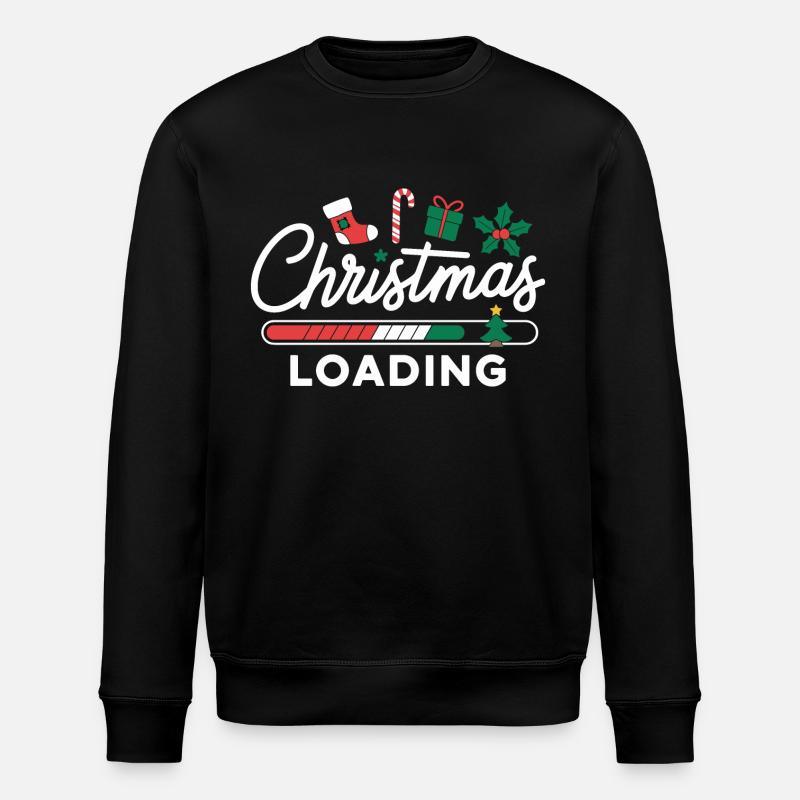Christmas Loading Loading Bar Christmas - Stanley/Stella ROLLER Unisex Organic Sweatshirt - black
