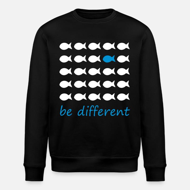 be different - Stanley/Stella Unisex Bio-Sweatshirt ROLLER - Schwarz