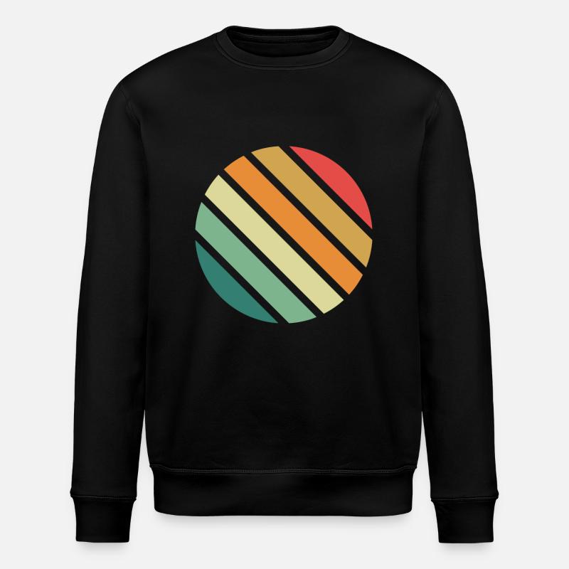 Cercle géométrique Illustration - Sweat bio ROLLER Stanley/Stella Unisexe - noir