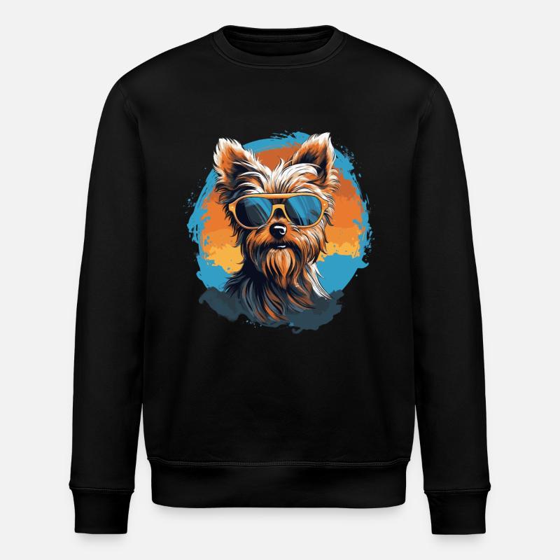 Cool Yorkshire Terrier - Sweat bio ROLLER Stanley/Stella Unisexe - noir