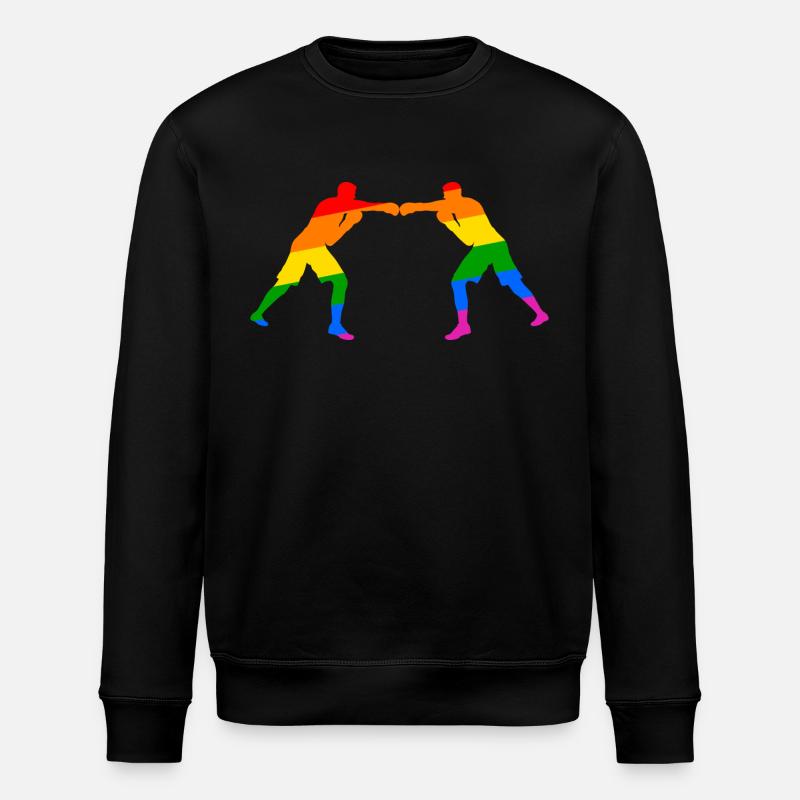 Boxen - Kampfgeist und Vielfalt - Stanley/Stella Unisex Bio-Sweatshirt ROLLER - Schwarz
