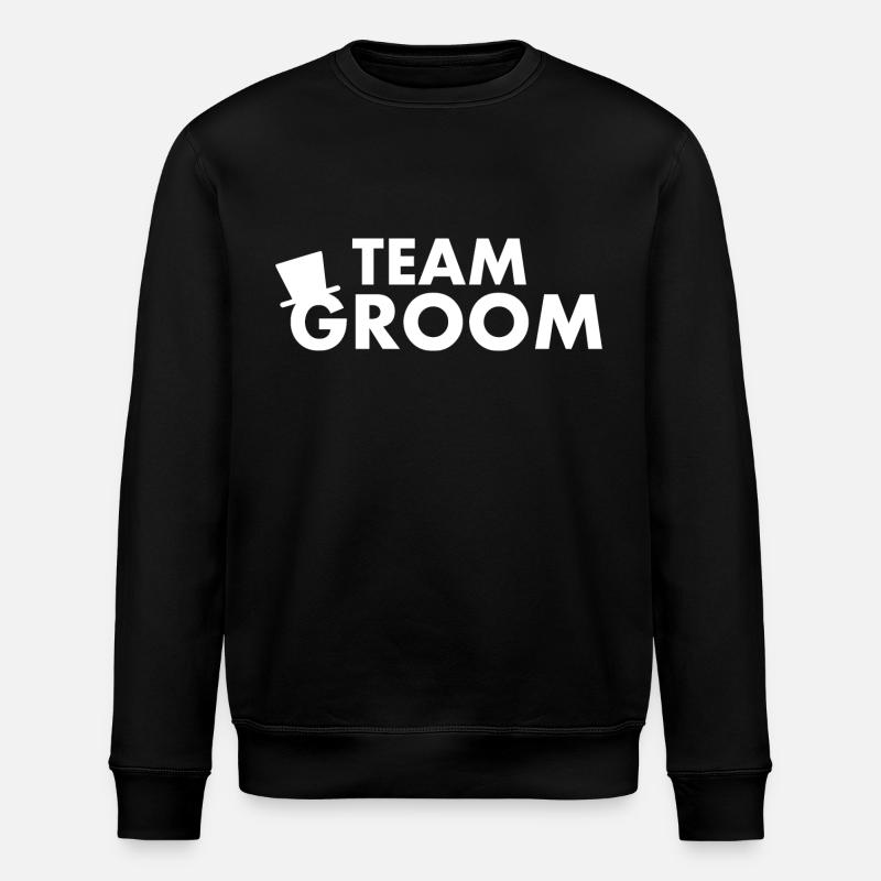 Team groom - Sweat bio ROLLER Stanley/Stella Unisexe - noir
