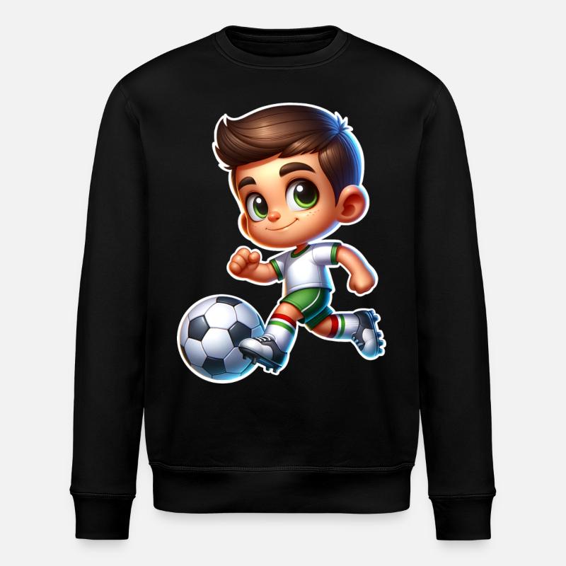 Fußball - Stanley/Stella Unisex Bio-Sweatshirt ROLLER - Schwarz