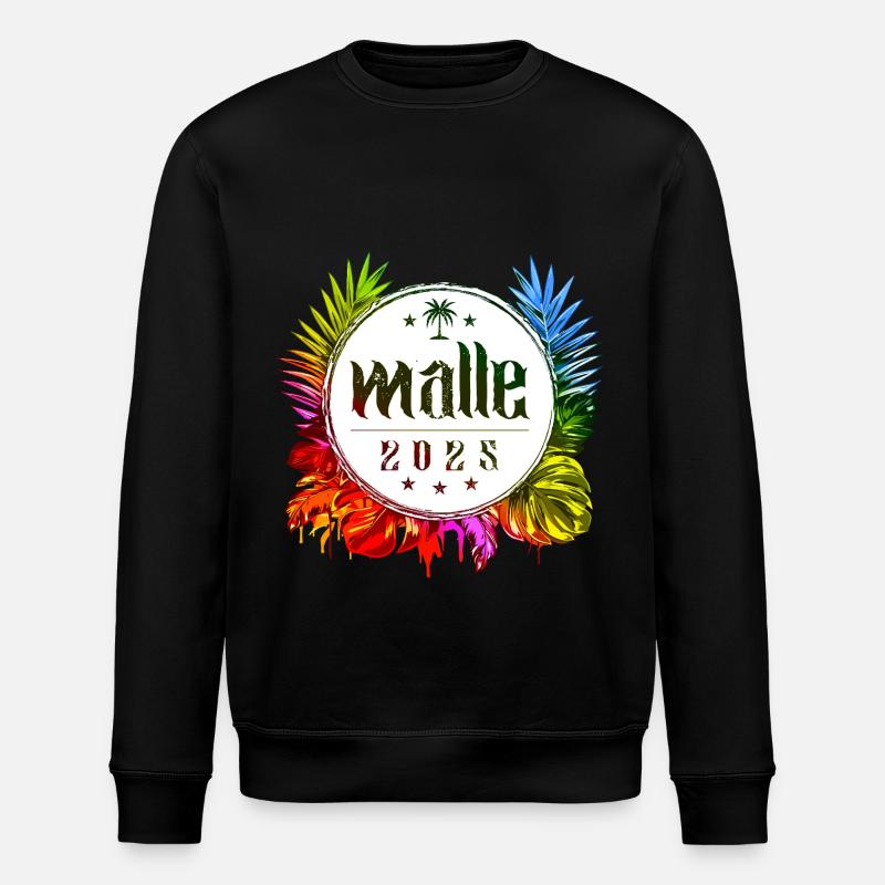 Malle 2025 Bunt - Stanley/Stella Unisex Bio-Sweatshirt ROLLER - Schwarz